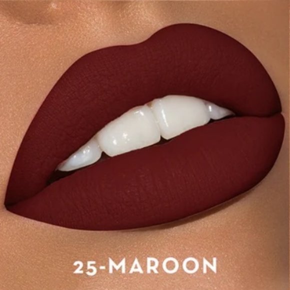 ⭐4/$15 Italia Deluxe Mousse Matte Lipstick Maroon - Picture 2 of 8